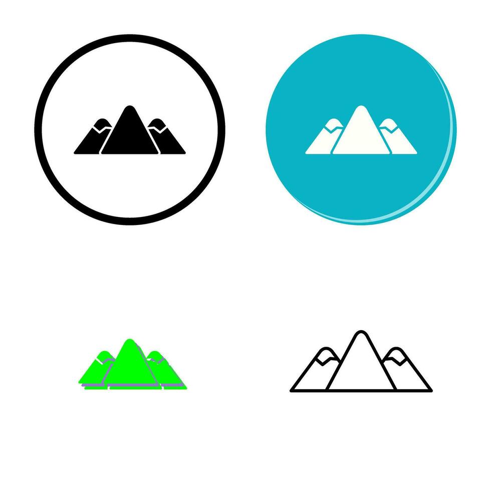 berg vector pictogram