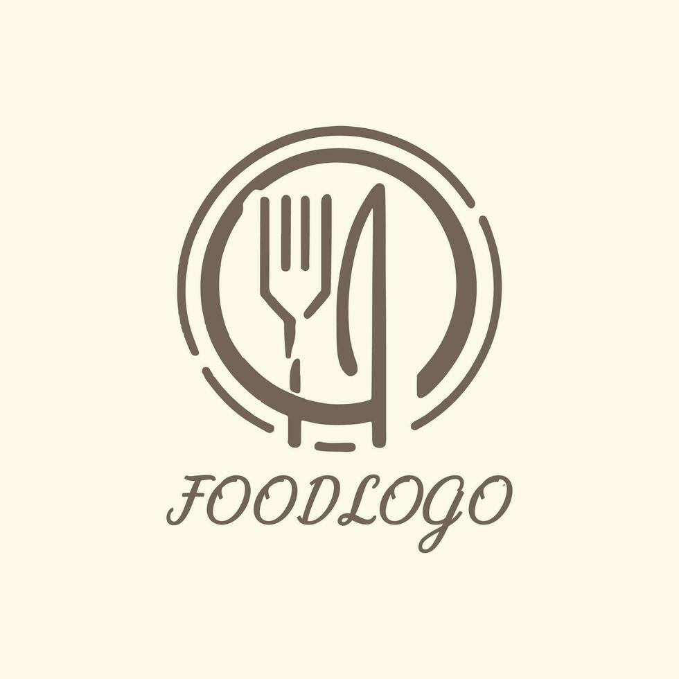 voedsel logo ontwerp vector beeld