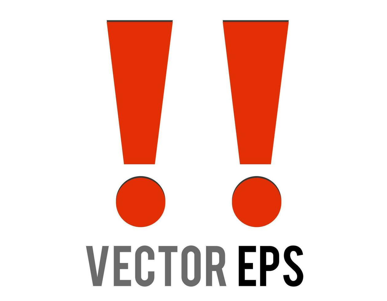 vector rood dubbele uitroep Mark icoon voor toespraak, praten, debat, boodschap, gemeenschap