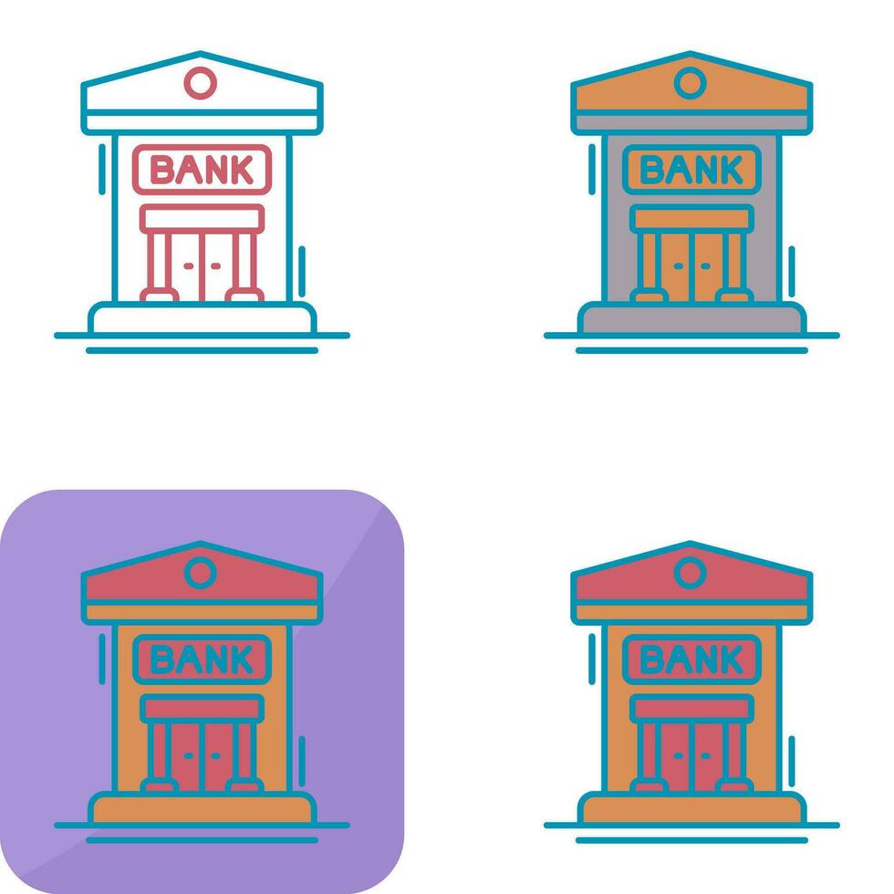 bank vector pictogram