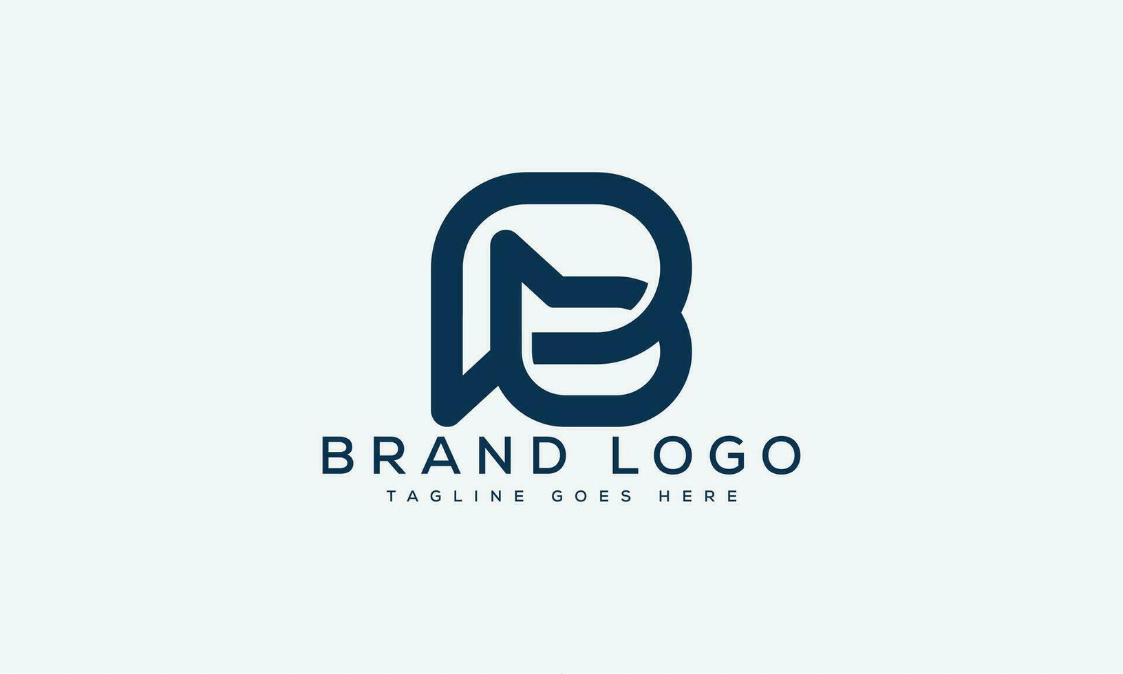 brief pb logo ontwerp vector sjabloon ontwerp voor merk.