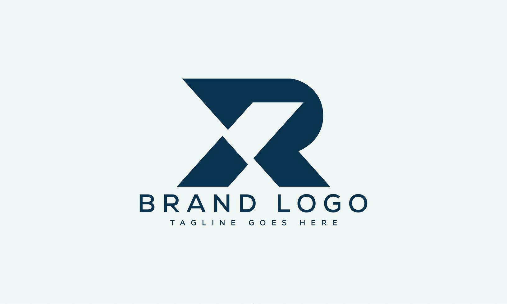 brief rx logo ontwerp vector sjabloon ontwerp voor merk.