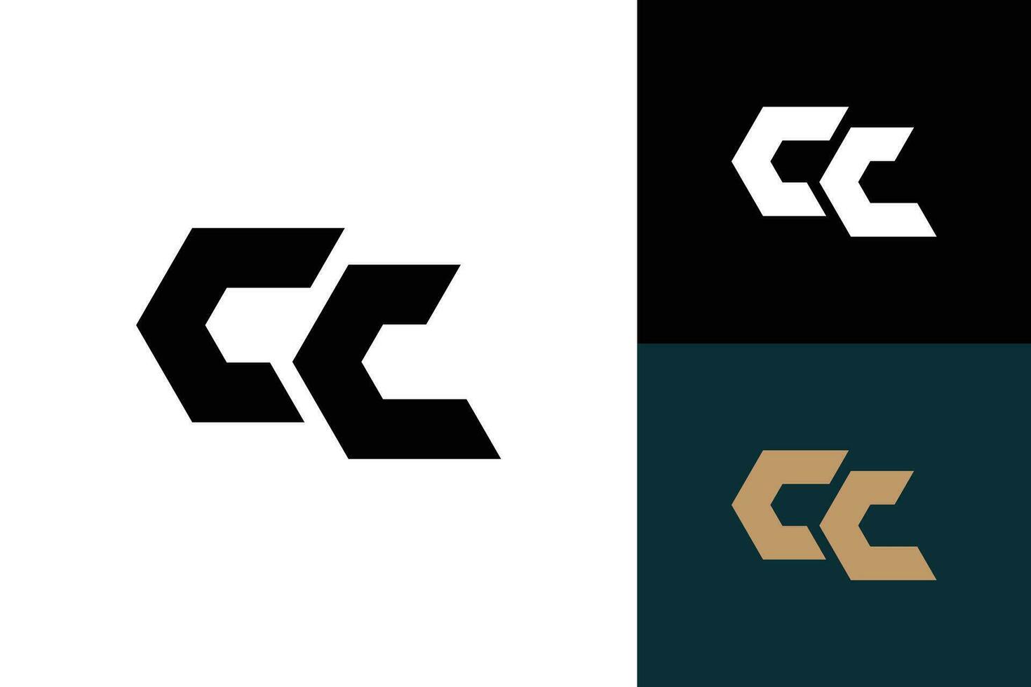 brief c monogram vector logo ontwerp