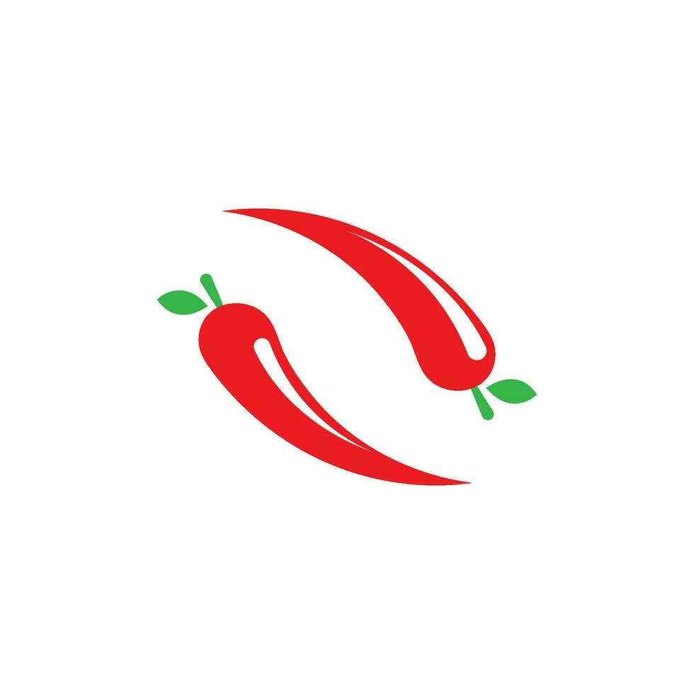 Chili illustratie logo vector