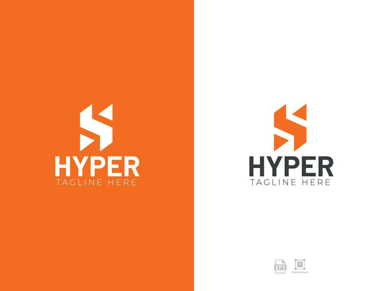 h brief logo ontwerp vector