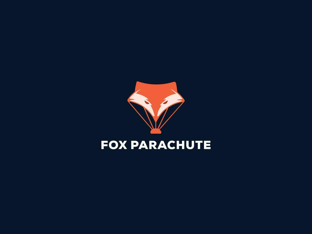 vos parachute logo deisgn vector