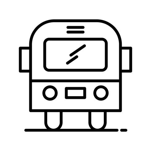 Lijn zwart pictogram vector