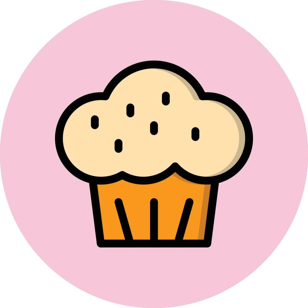 muffin vector pictogram ontwerp illustratie