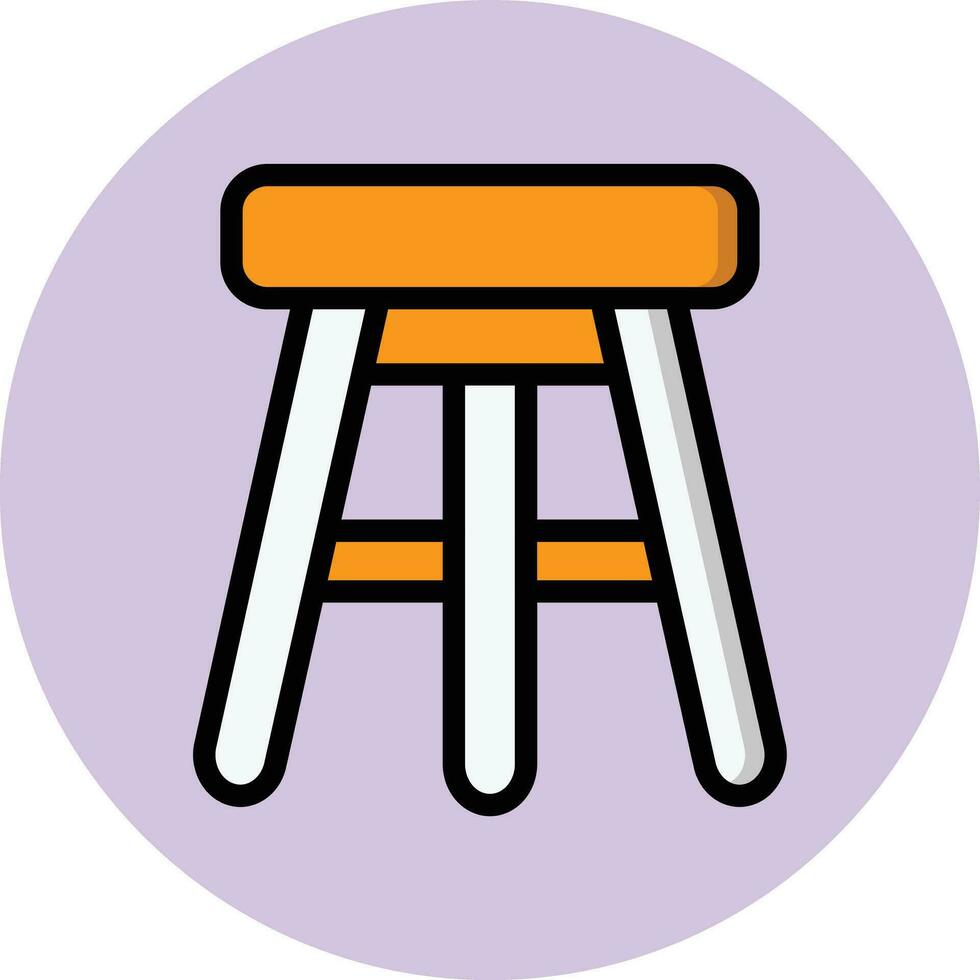 bar stoel vector icoon ontwerp illustratie