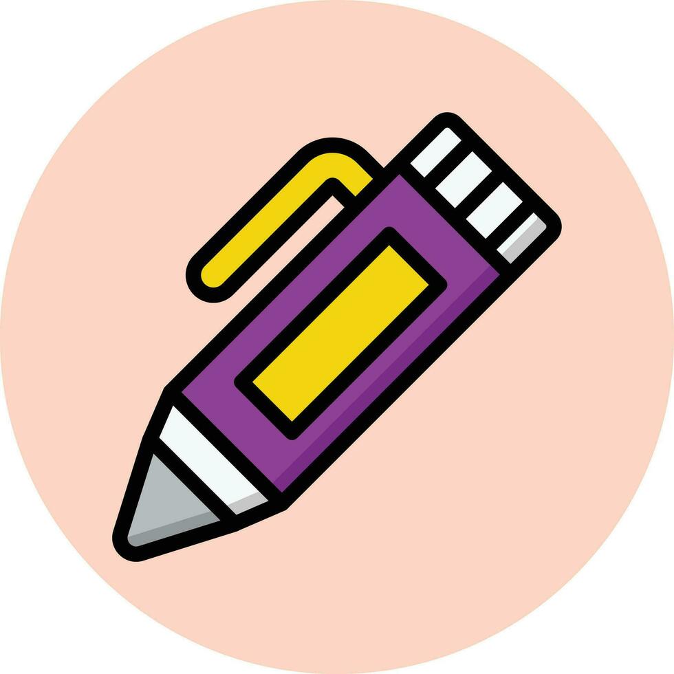 markeerstift vector icoon ontwerp illustratie