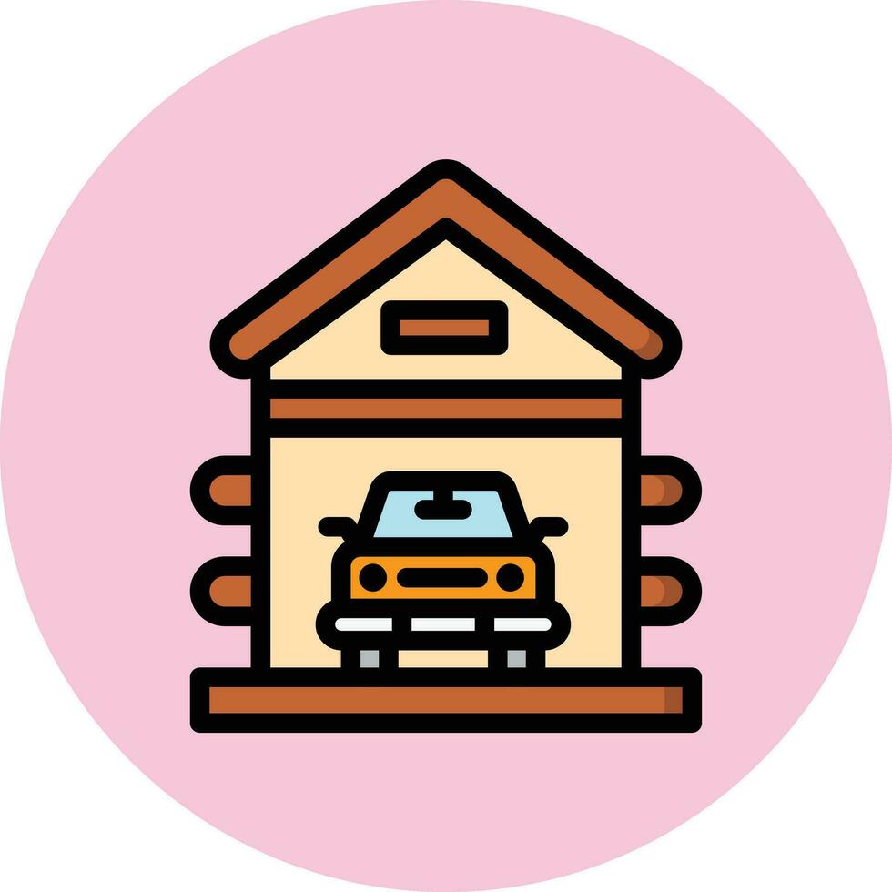 garage vector pictogram ontwerp illustratie