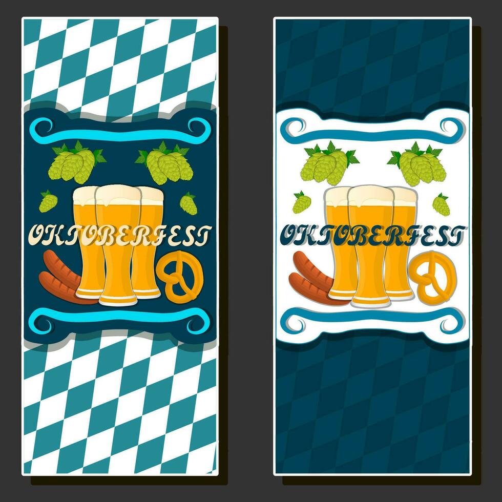 mooi illustratie Aan thema van vieren jaar- oktoberfeest vakantie vector