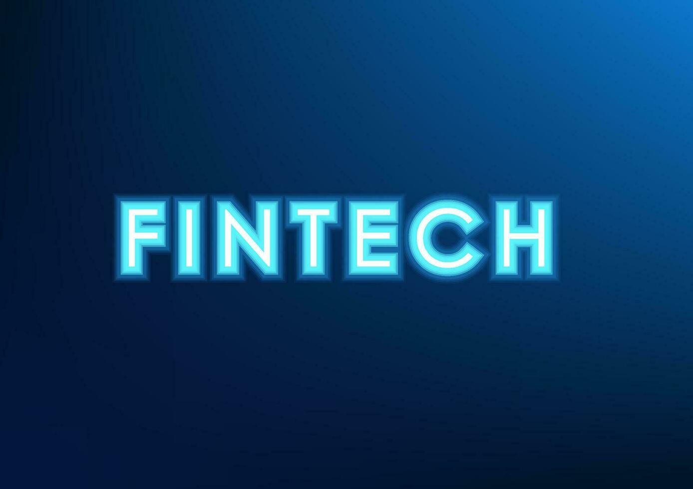 FinTech doopvont technologie achtergrond financieel instellingen dat gebruik technologie vector
