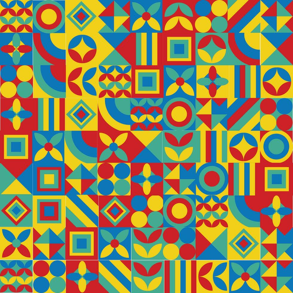 patroon met kleurrijk concept vector