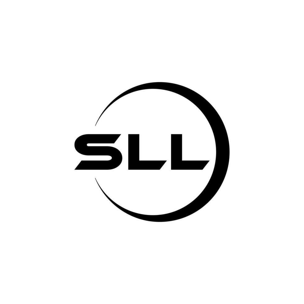 sll brief logo ontwerp, inspiratie voor een uniek identiteit. modern elegantie en creatief ontwerp. watermerk uw succes met de opvallend deze logo. vector