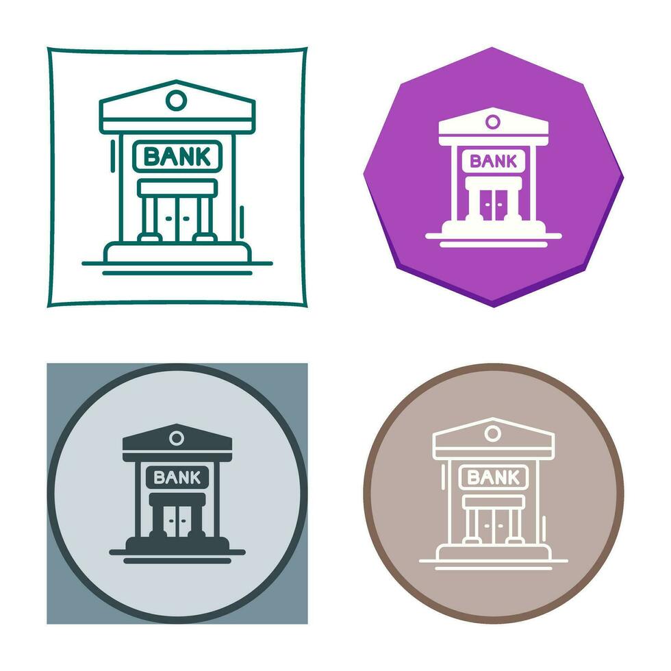 bank vector pictogram