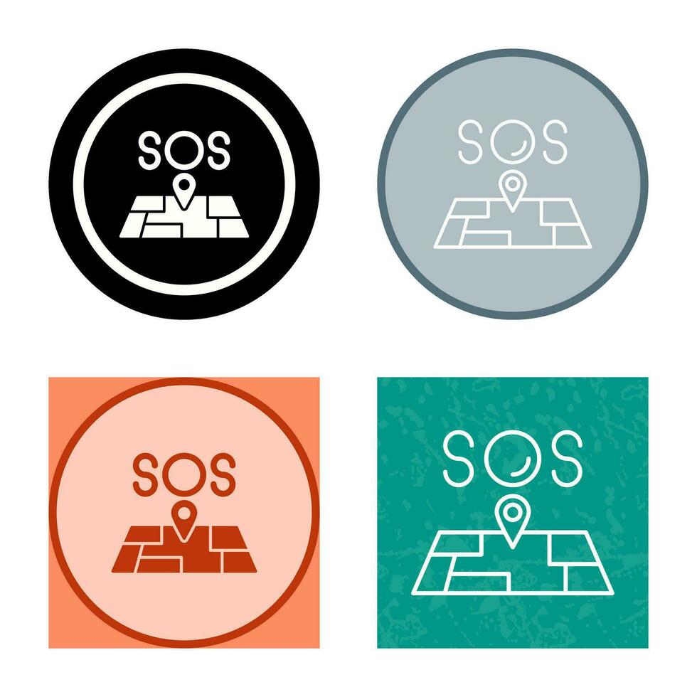 Sos vector icoon