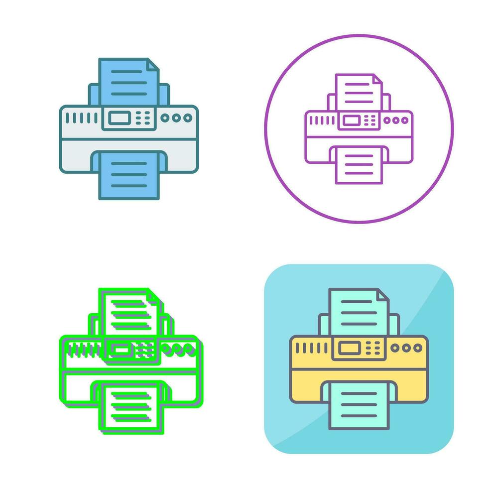 printer vector pictogram