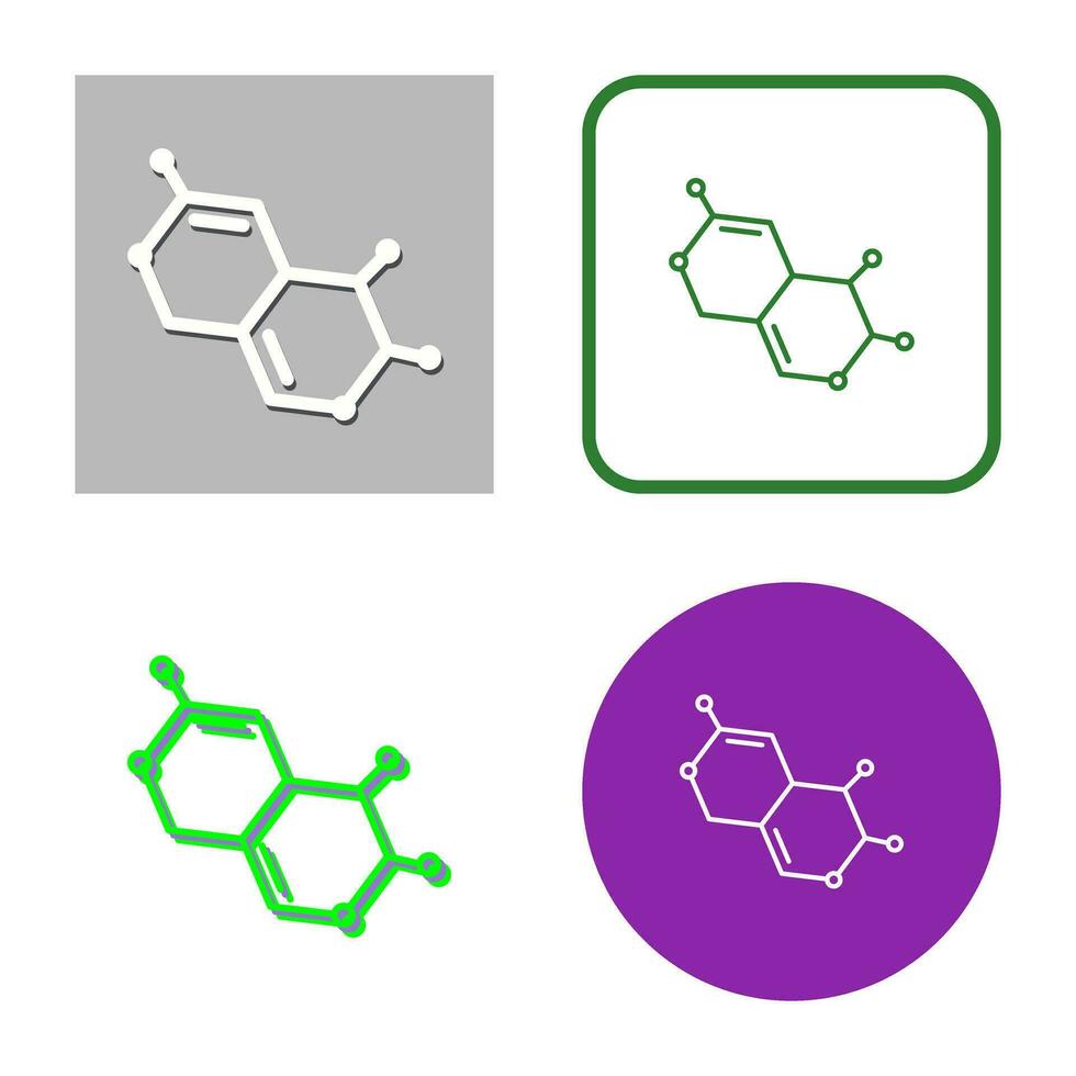 molecuul vector pictogram