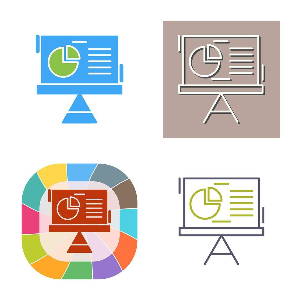 cirkeldiagram vector pictogram