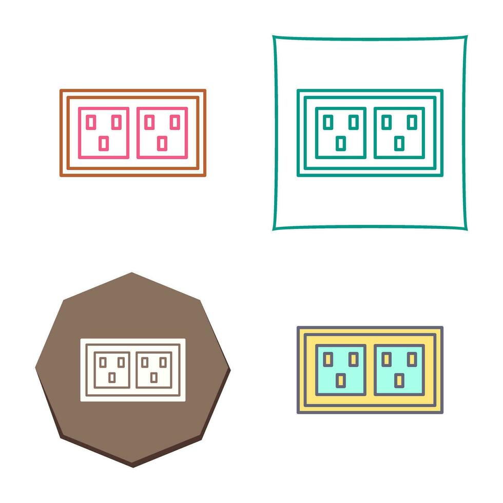 stopcontact vector pictogram