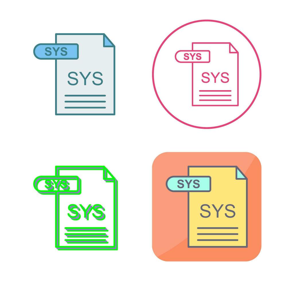 sys vector icoon