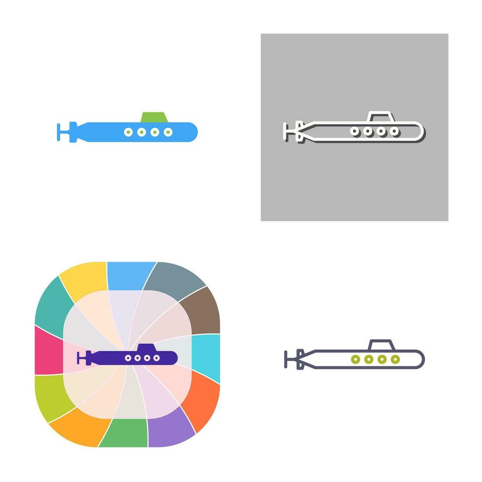 onderzeeër vector pictogram