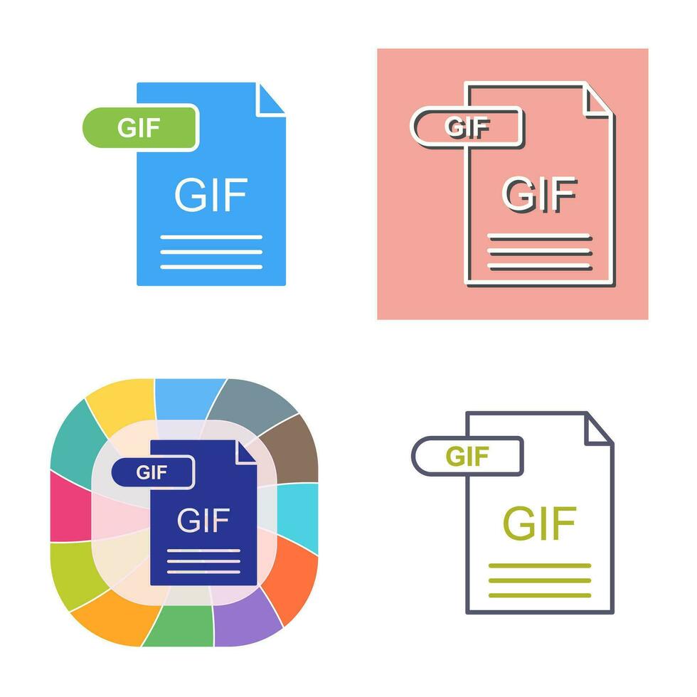 gif vector icoon