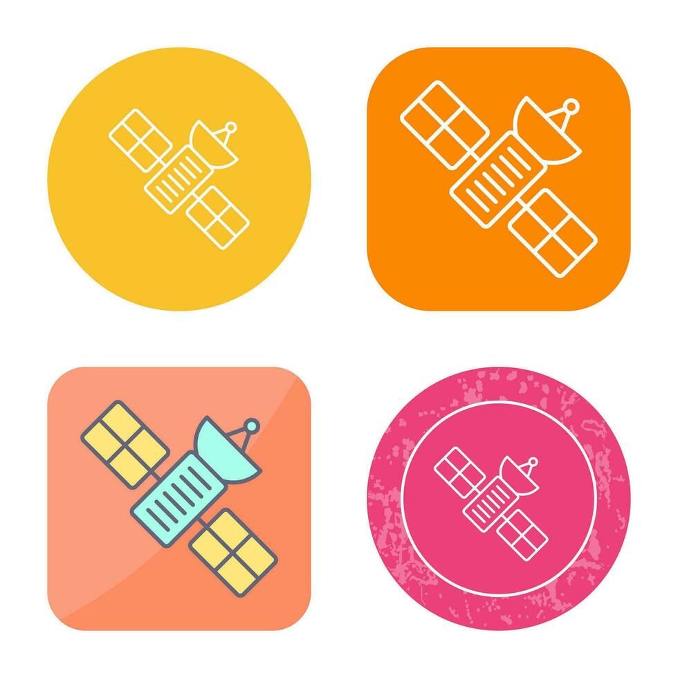 satelliet vector pictogram