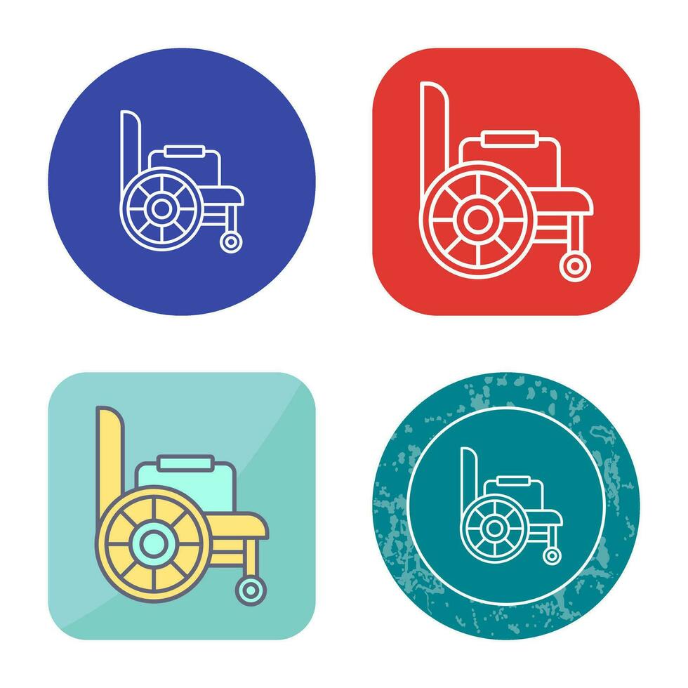 rolstoel vector pictogram