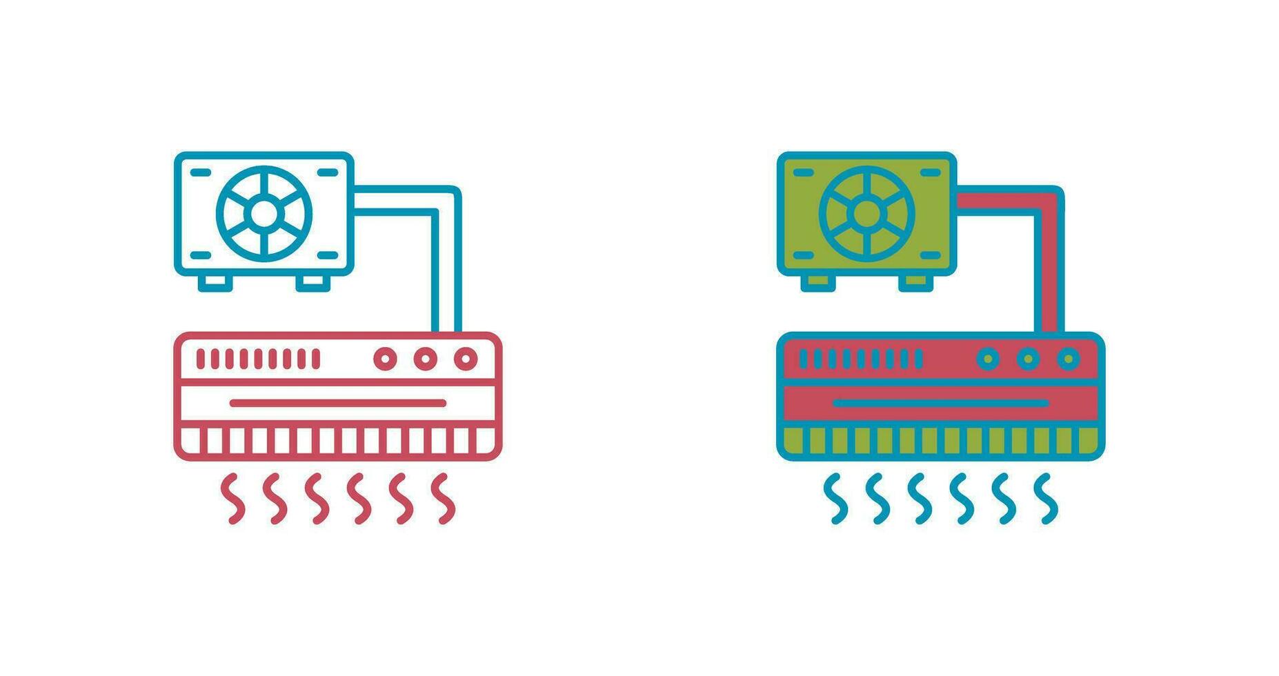 airconditioner vector pictogram