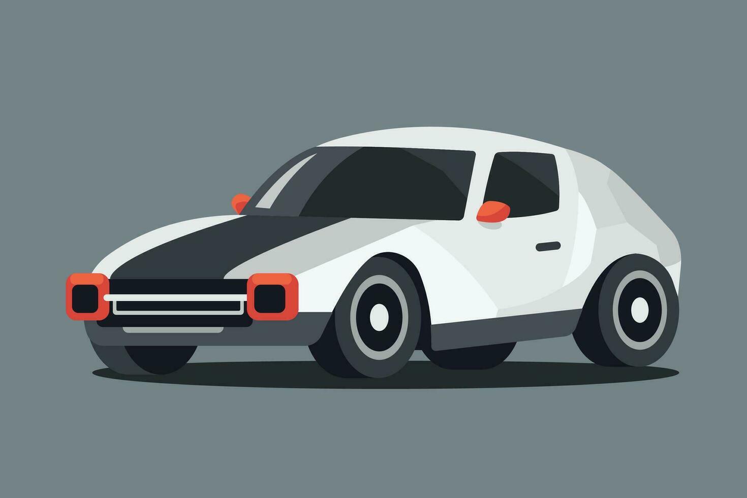 sport auto vector illustratie geïsoleerd element voor automotive advertenties, affiches, website ontwerpen