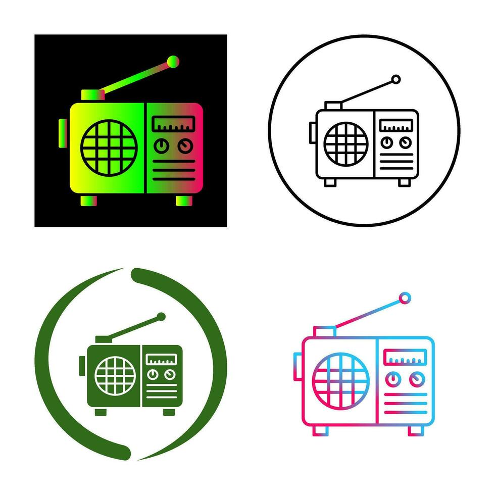 radio vector pictogram