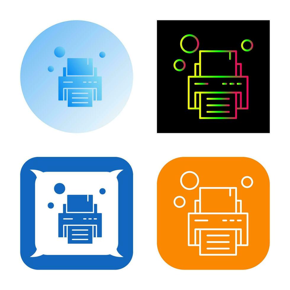 printer vector pictogram