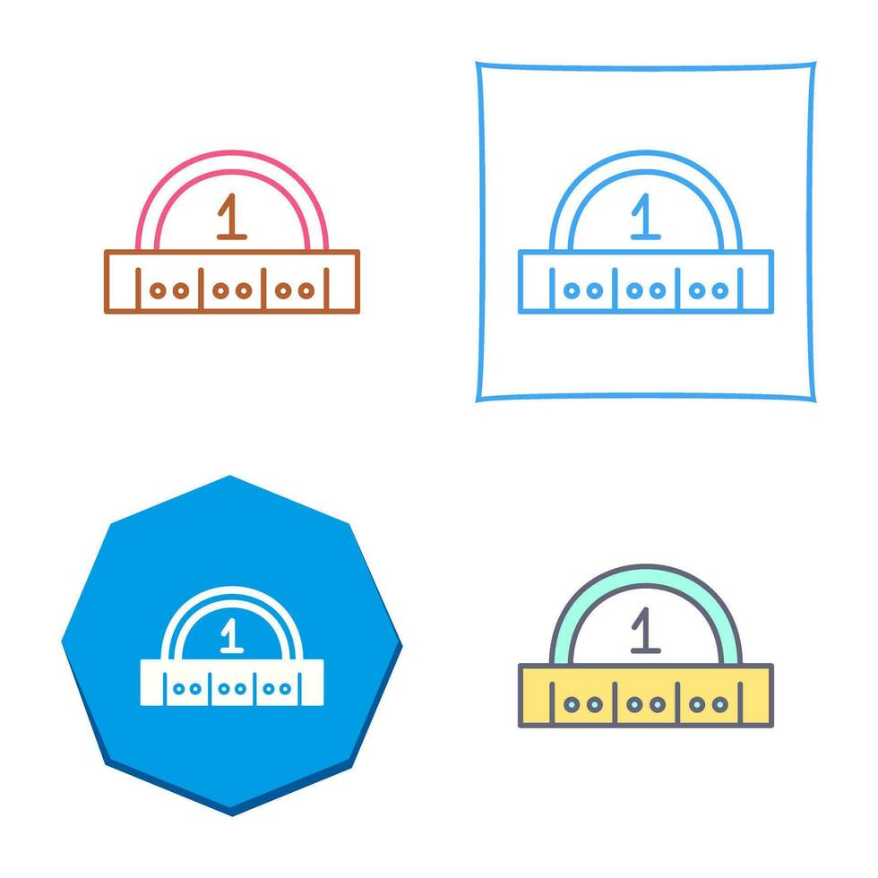 liniaal vector pictogram