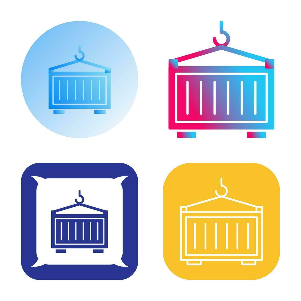 container vector pictogram