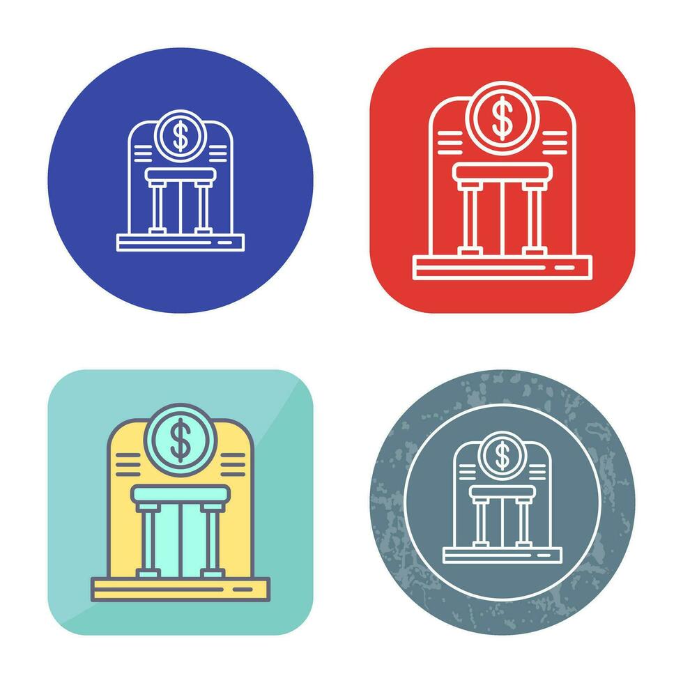 bank vector pictogram