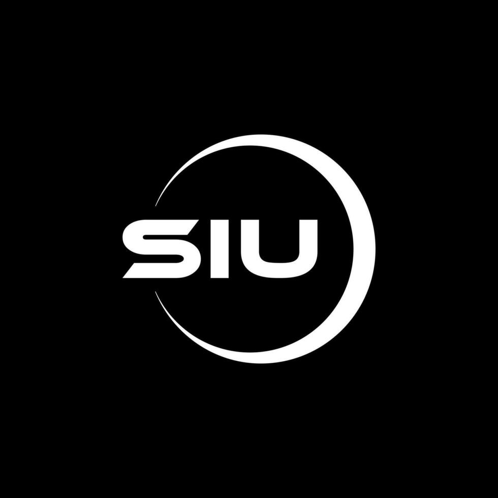 siu brief logo ontwerp, inspiratie voor een uniek identiteit. modern elegantie en creatief ontwerp. watermerk uw succes met de opvallend deze logo. vector