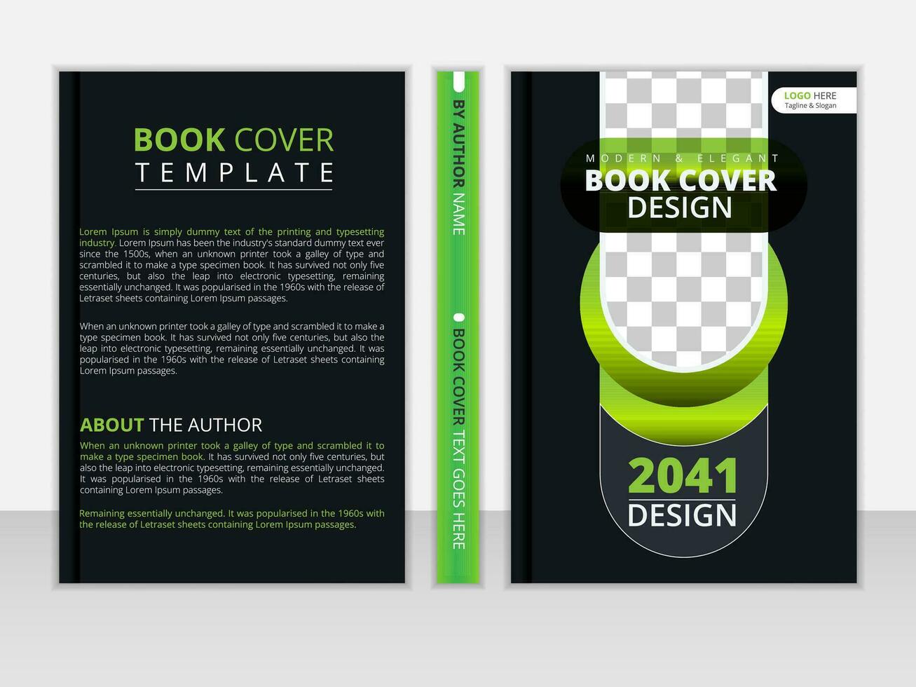 abstract bedrijf boek Hoes vector sjabloon