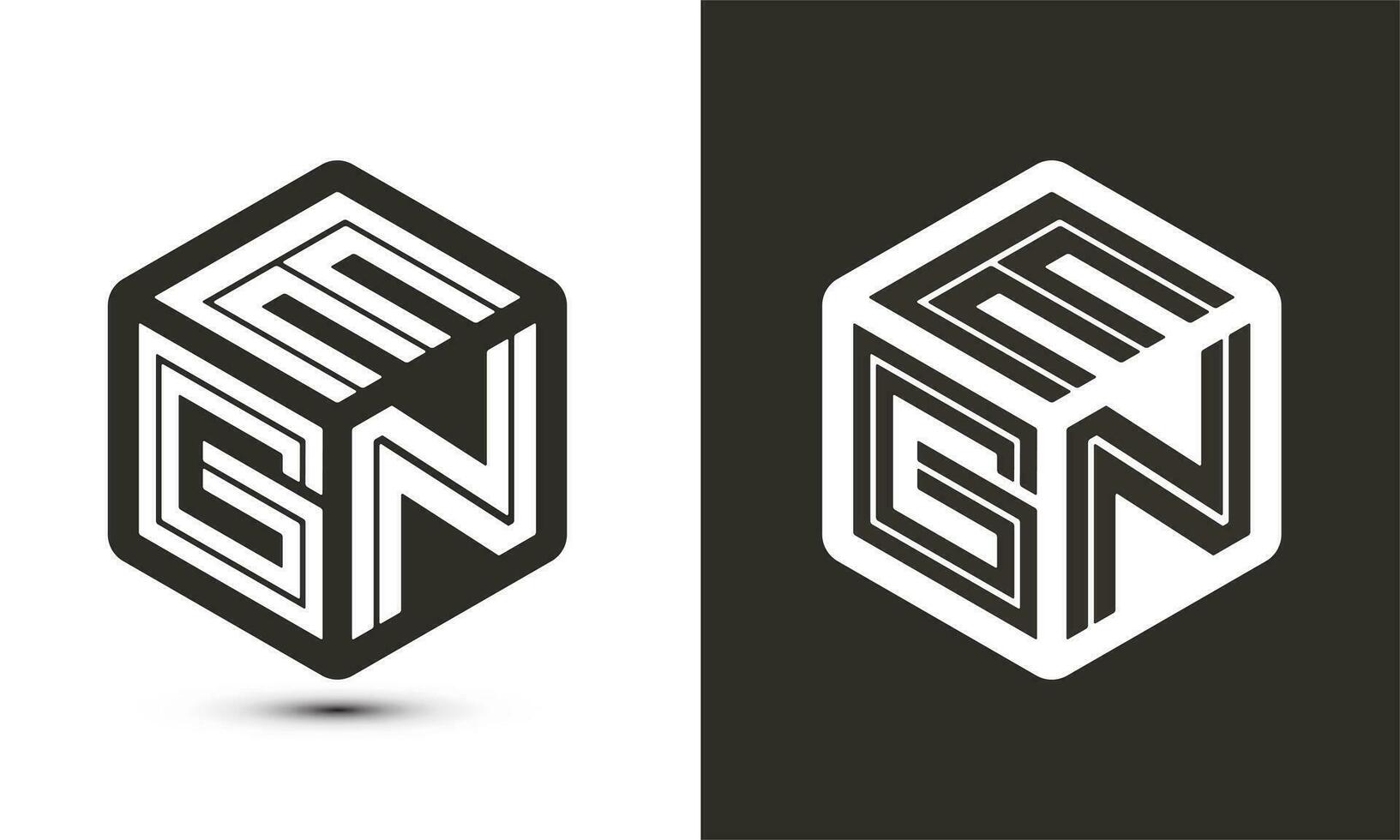 bijv brief logo ontwerp met illustrator kubus logo, vector logo modern alfabet doopvont overlappen stijl.