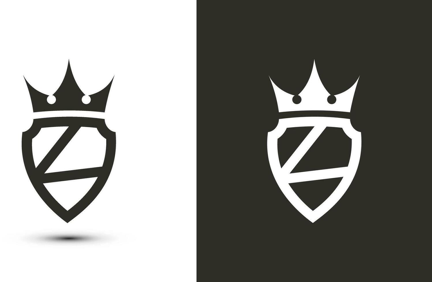 brief l initialen handtekening logo. elegant logo icoon vector ontwerp. luxe schild kroon teken.