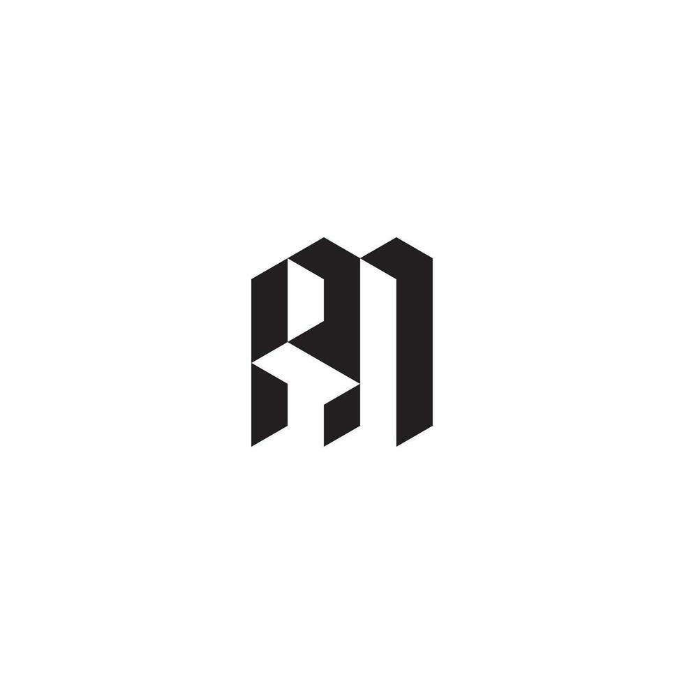een meetkundig en futuristische concept hoog kwaliteit logo ontwerp vector
