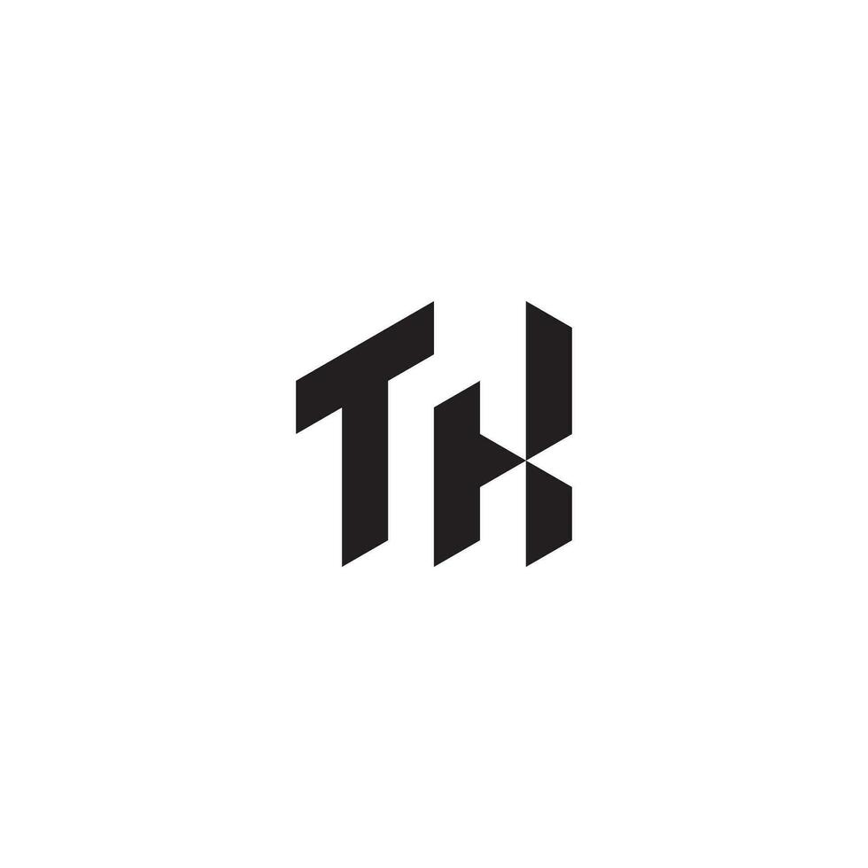 TX meetkundig en futuristische concept hoog kwaliteit logo ontwerp vector