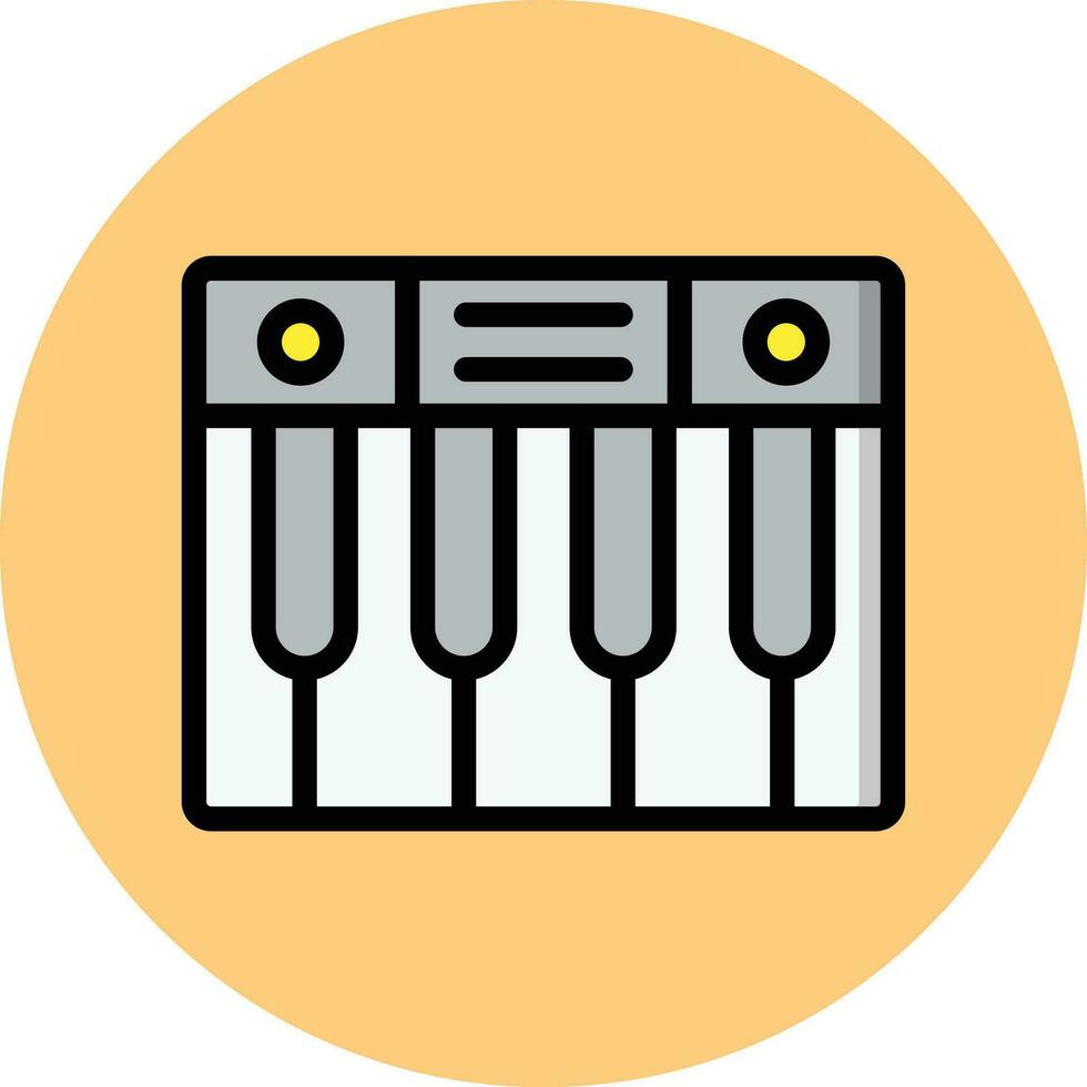 piano vector pictogram ontwerp illustratie