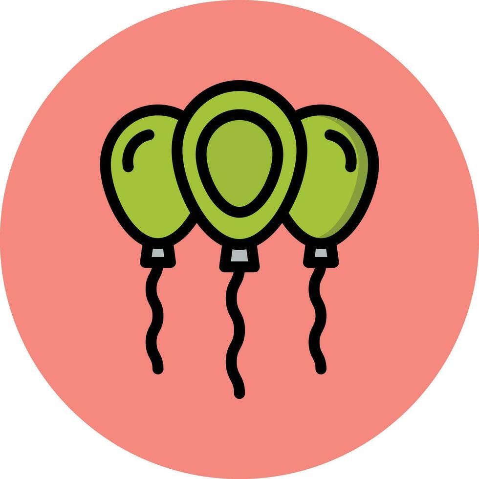 ballonnen vector pictogram ontwerp illustratie