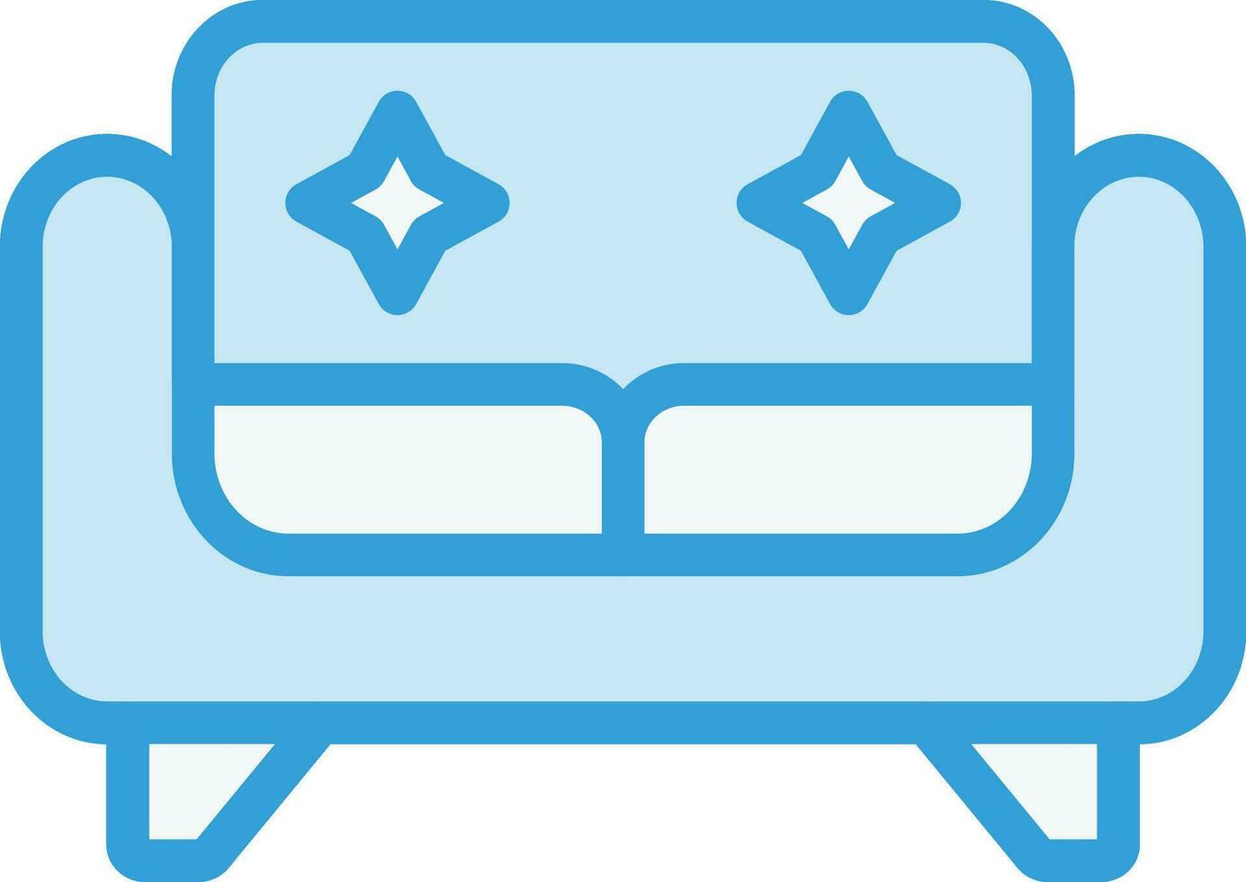 sofa vector pictogram ontwerp illustratie