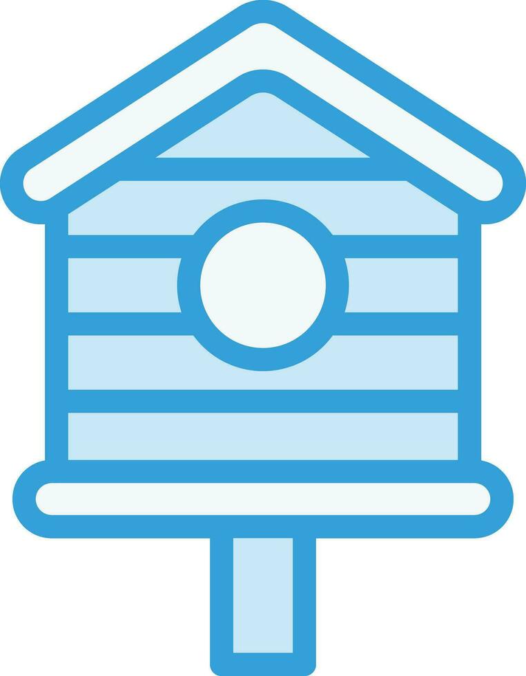 vogel huis vector pictogram ontwerp illustratie