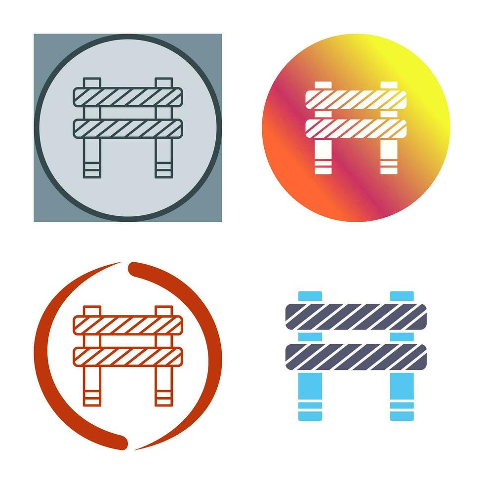 uniek barrière vector icoon