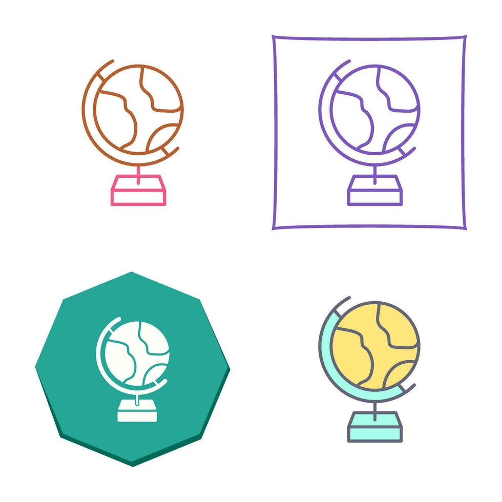 wereldbol vector pictogram