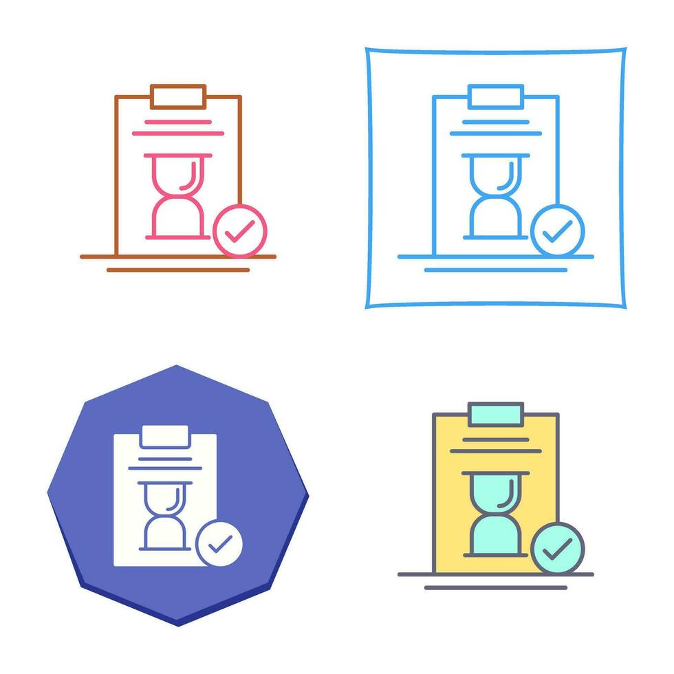 zandloper vector pictogram